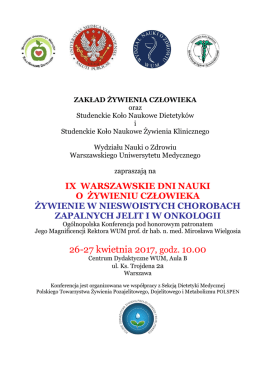 26-27 kwietnia 2017, godz. 10.00