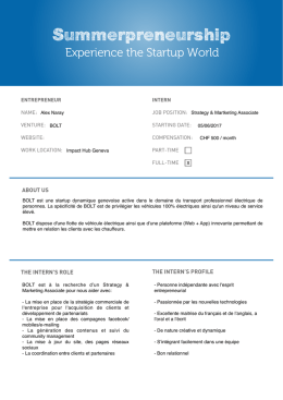 Summerpreneurship - Impact Hub Geneva