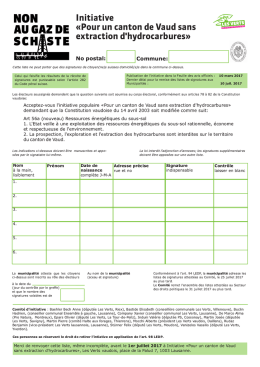 Télécharger la feuille de signature