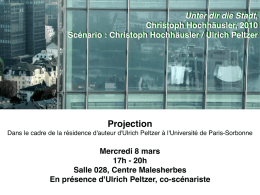 Projection - Université Paris