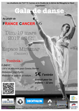Gala de danse - Cannes Cercle Azurea