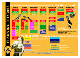 planning 2017/2018 - Battling Club Angers