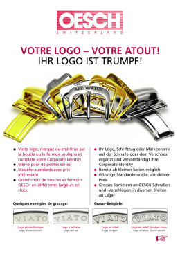 votre logo – votre atout! ihr logo ist trumpf!