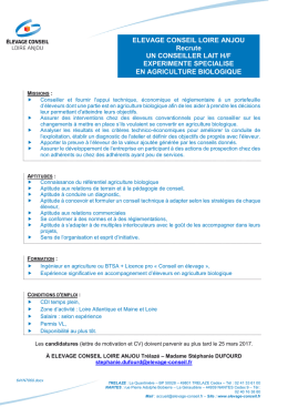 Elus titulaires - Elevage Conseil Loire Anjou