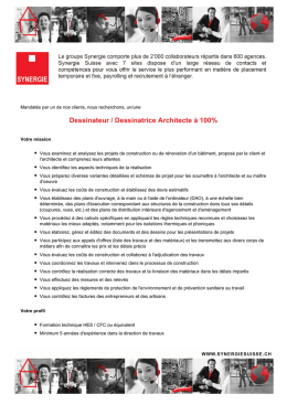 Offre d`emploi