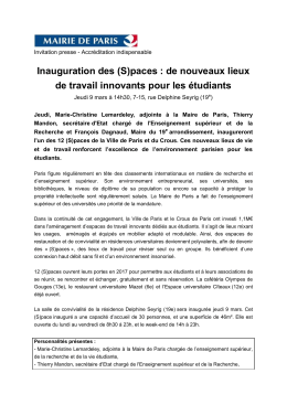 (S)paces : de nouveaux lieux de travail innovants