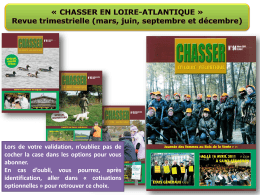 3 - Chasser en Loire-Atlantique