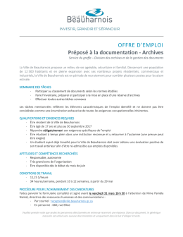 Archives - Ville de Beauharnois