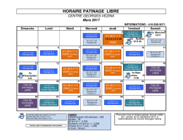 Horaire du patinage libre - mars 2017 (42 ko)PDF