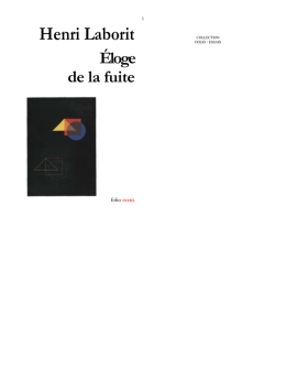 Eloge de la fuite - Les inventeurs d`incroyances