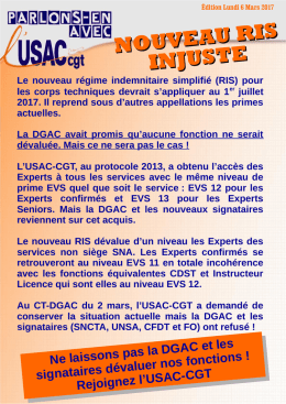 nouveau ris injuste - USAC-CGT