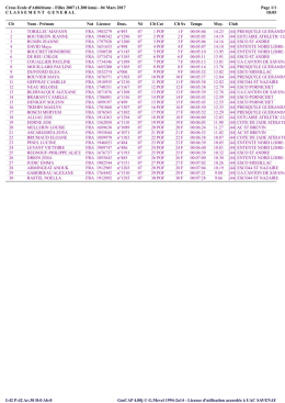 Filles 2007 - esco st andre des eaux 44