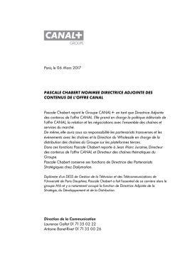Télécharger - Canal+ Groupe