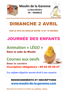 Affiche Journ&eacute;e des Enfants A4 2017