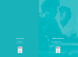 PR&Eacute;PARER LA RENTR&Eacute;E 2017