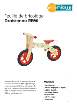 Téléchargez la feuille de bricolage