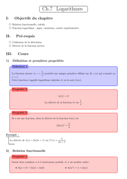 Logarithme