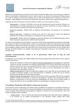 Tikehau Capital - Société de gestion d`actifs et d`investissement de