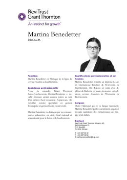 Martina Benedetter