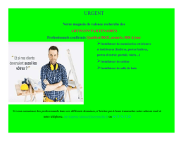 recrutement artisan site LM