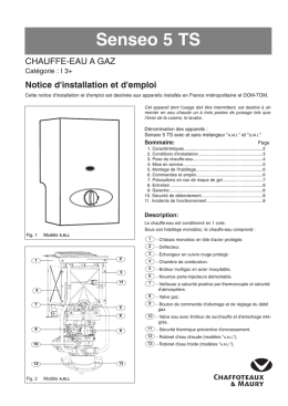 Notice d`installation et d`emploi senseo 5 TS - Jean