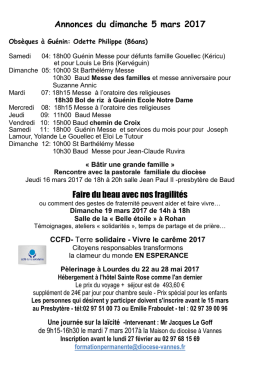 Imprimer les annonces