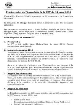 PV assembl&eacute;e 2016 - Vuisternens-en-Ogoz