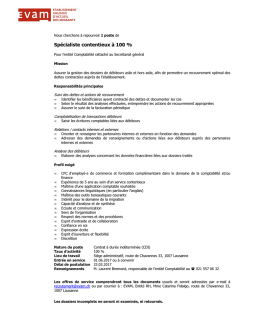 Sp&eacute;cialiste contentieux &agrave; 100