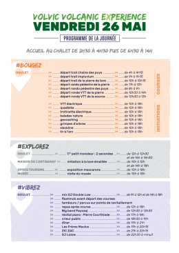 VENDREDI 26 MAI