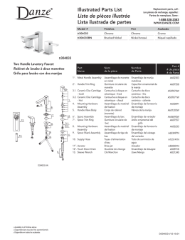 Illustrated Parts List Liste de pièces illustrée Lista ilustrada de partes