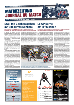 matchzeitung journal du match