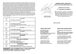 pour telecharger la feuille de chants cliquer ici