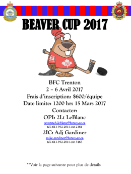 BEAVER CUP 2017