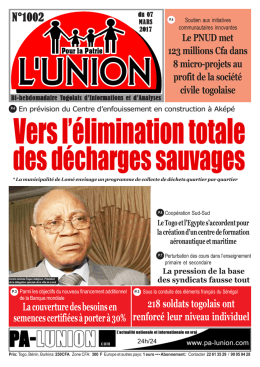 L`Union N°1002 - Pa