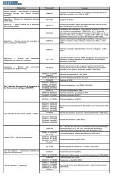 Voir les versements accessibles