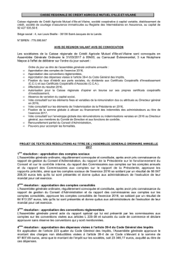 Convocation AG ordinaire Mars 2017 v3 - Cr&eacute;dit Agricole Ille