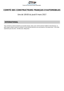 Une de 10h30 du 9 mars