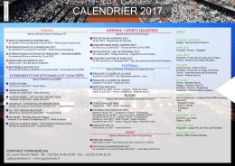 calendrier 2017