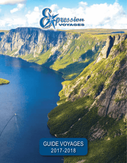 Brochure - Expression Voyages