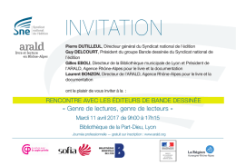 invitation - Syndicat national de l`édition