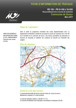 RD 195 - Surzur - Conseil départemental du Morbihan