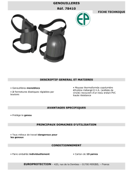 GENOUILLERES R&eacute;f. 78410