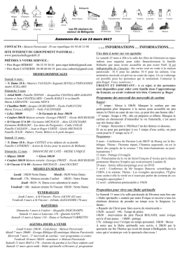 feuille d`annonces