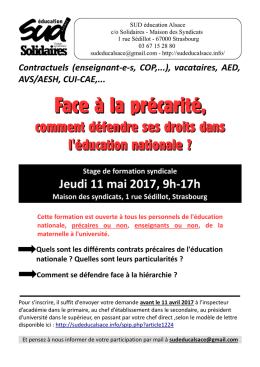 Face &agrave; la pr&eacute;carit&eacute; - Sud