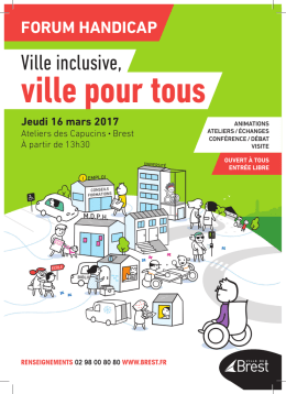 Forum handicap Ville inclusive, ville pour tous
