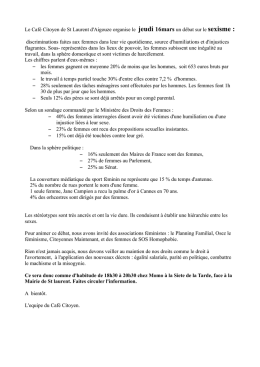 Le Café Citoyen de St Laurent d`Aigouze organise le jeudi 16mars
