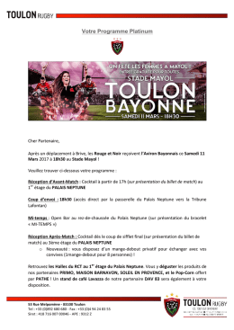 Votre Programme Platinum