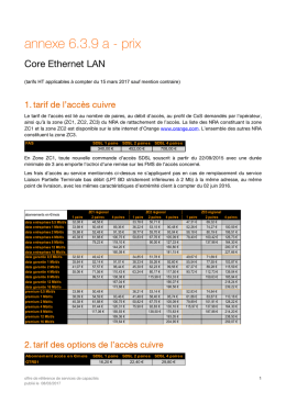 annexe 6.3.9 a - prix CE LAN applicable au 15 mars