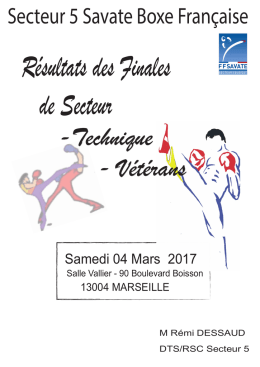 Technique - V&eacute;t&eacute;rans - Ligue PACA de Savate Boxe Fran&ccedil;aise