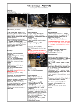 Fiche technique : Archivolte